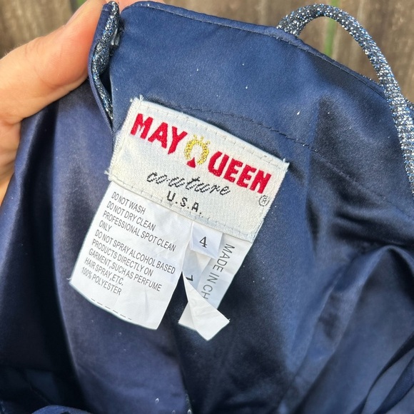 May Queen Sleeveless A-Line Cocktail Corset Short Dress - Picture 7 of 7